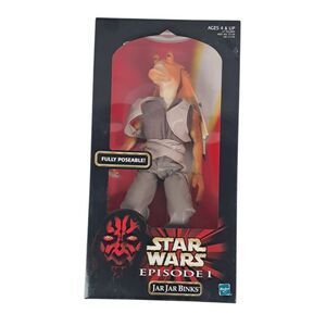 Hasbro 1998 Star Wars Episode 1 Jar Jar Binks Action Figure 12" New